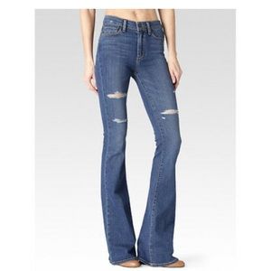 Paige high rise flare jeans